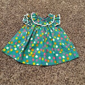 Simi Baby Vintage Colorful Polka Dot Dress
